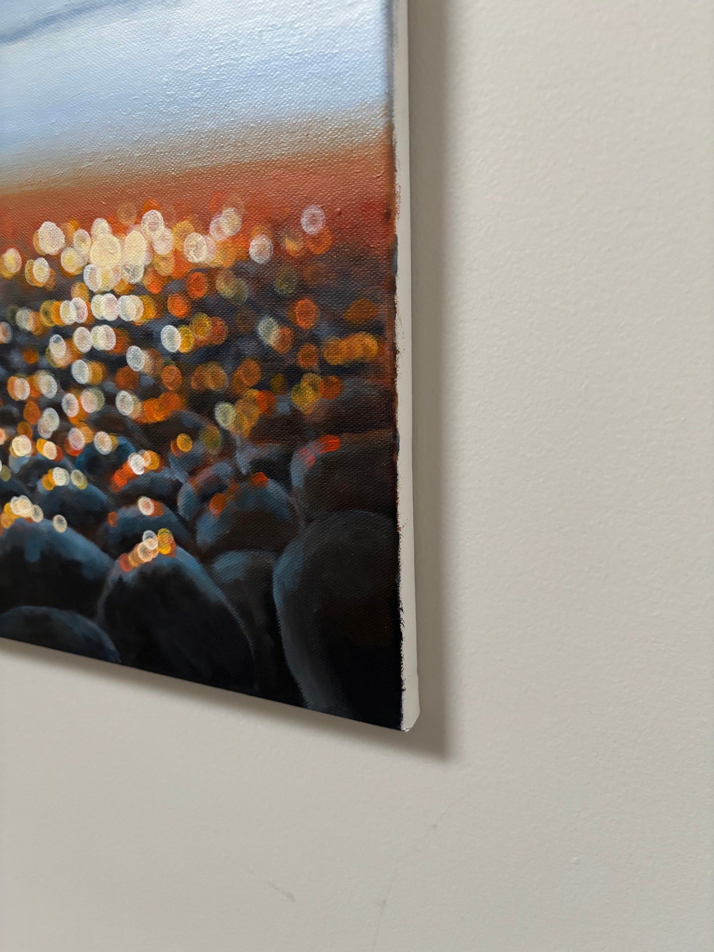 Golden Tide Bokeh Seascape