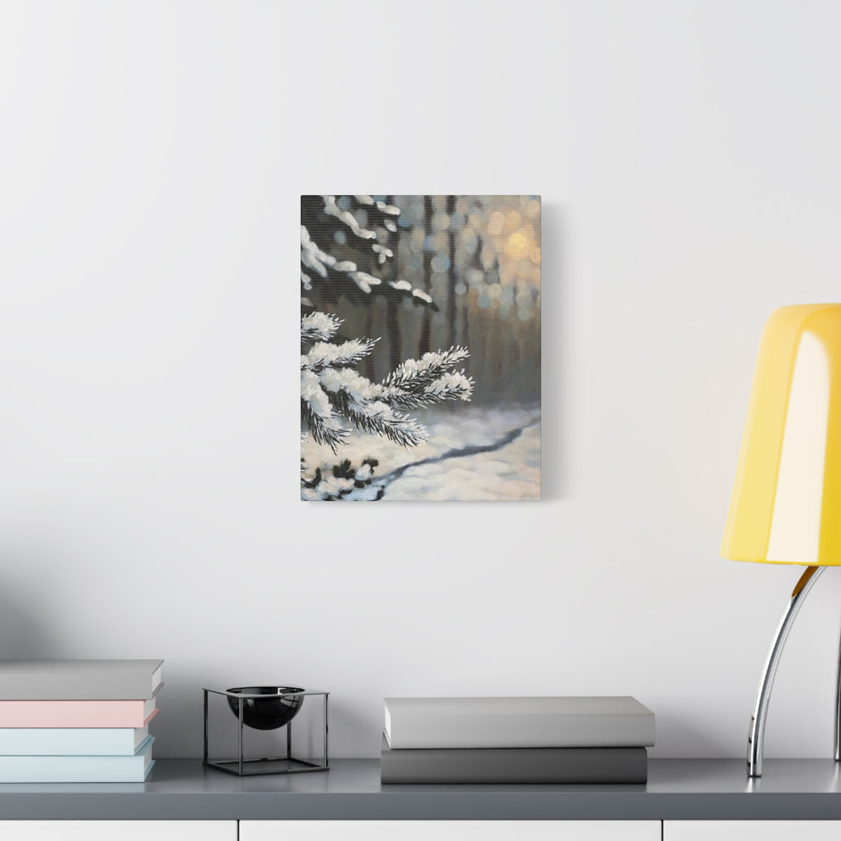 Hushed Winter Light | Fine Art Matte Canvas Print | Matte Canvas, Stretched, 1.25"