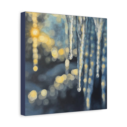 A Quiet Thaw | 12×12 Fine Art Matte Canvas Print Matte Canvas, Stretched, 1.25"