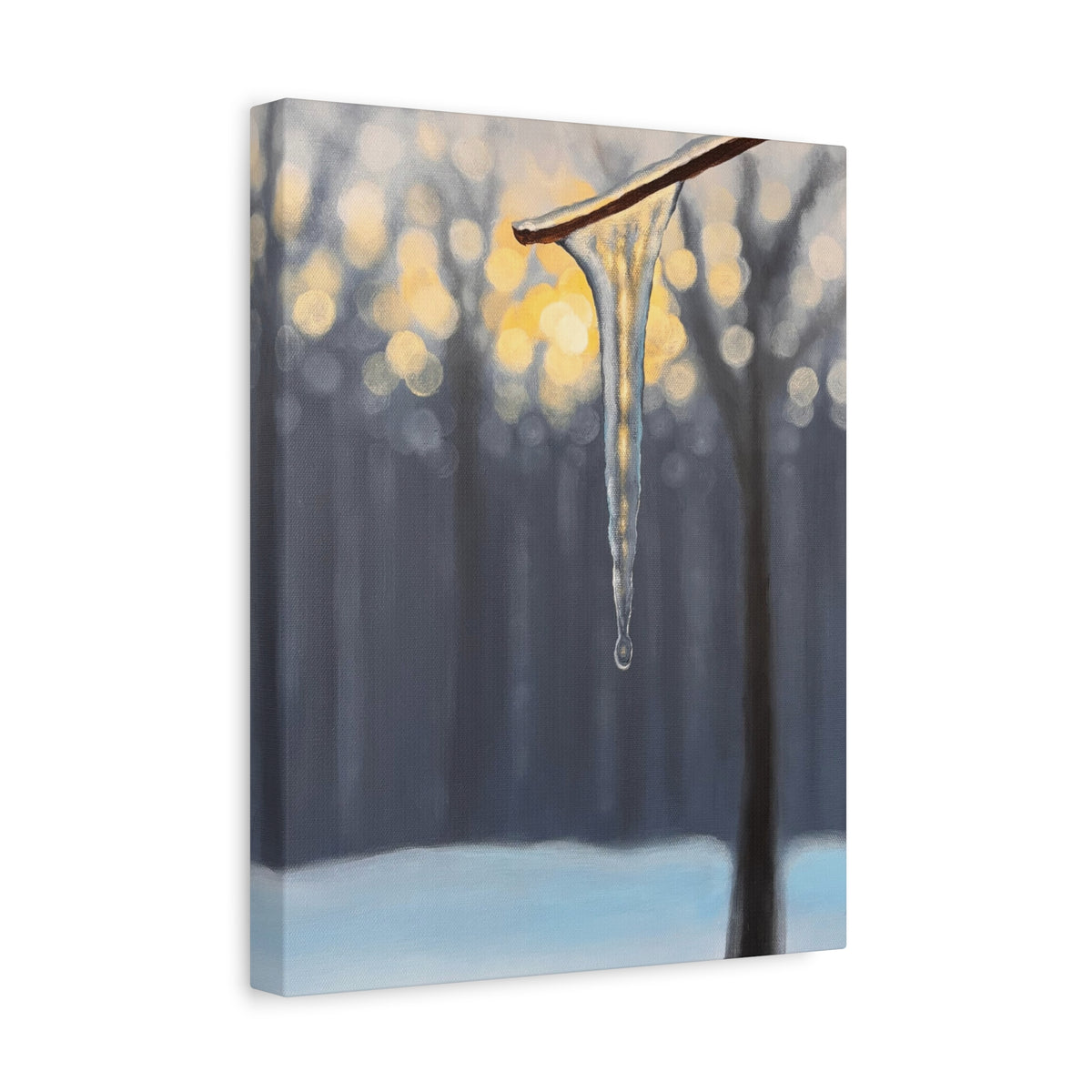Winter’s Last Light | Fine Art Canvas Print | Matte Canvas, Stretched, 1.25"