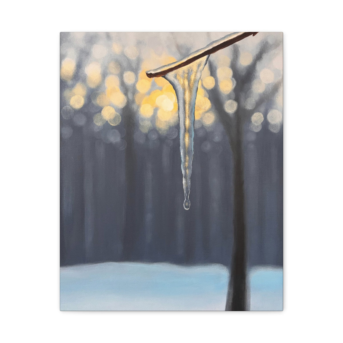 Winter’s Last Light | Fine Art Canvas Print | Matte Canvas, Stretched, 1.25"