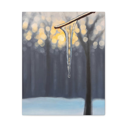 Winter’s Last Light | Fine Art Canvas Print | Matte Canvas, Stretched, 1.25"