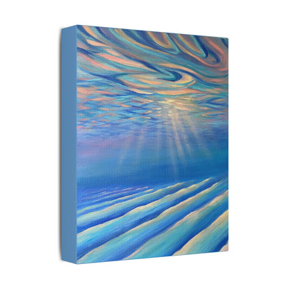 Satin Canvas Wall Art - Under the Sea Design