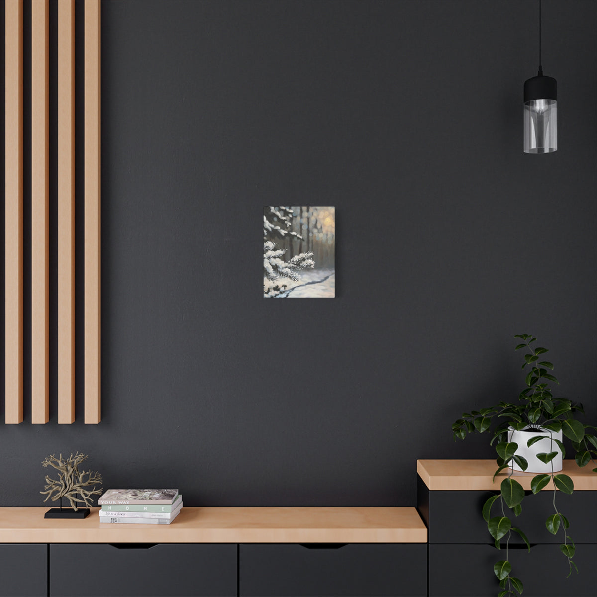 Hushed Winter Light | Fine Art Matte Canvas Print | Matte Canvas, Stretched, 1.25"