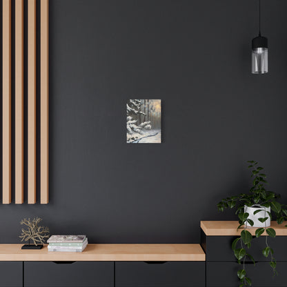 Hushed Winter Light | Fine Art Matte Canvas Print | Matte Canvas, Stretched, 1.25"
