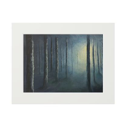 Forest Fine Art Prints (Passepartout Paper Frame)