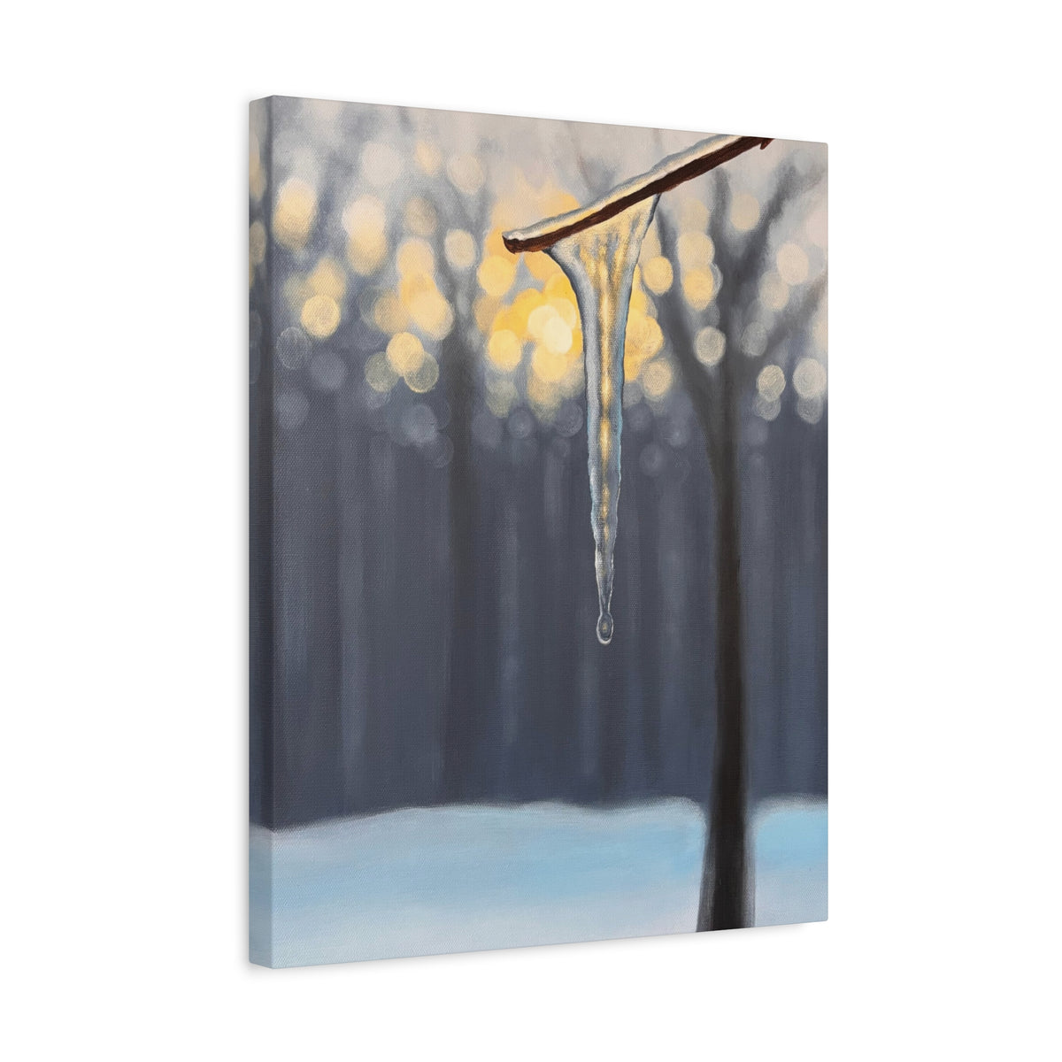 Winter’s Last Light | Fine Art Canvas Print | Matte Canvas, Stretched, 1.25"