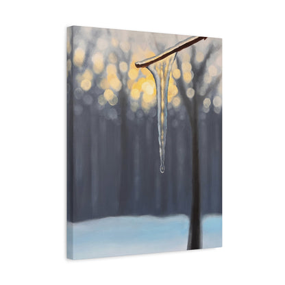 Winter’s Last Light | Fine Art Canvas Print | Matte Canvas, Stretched, 1.25"