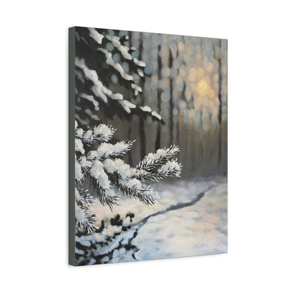 Hushed Winter Light | Fine Art Matte Canvas Print | Matte Canvas, Stretched, 1.25"