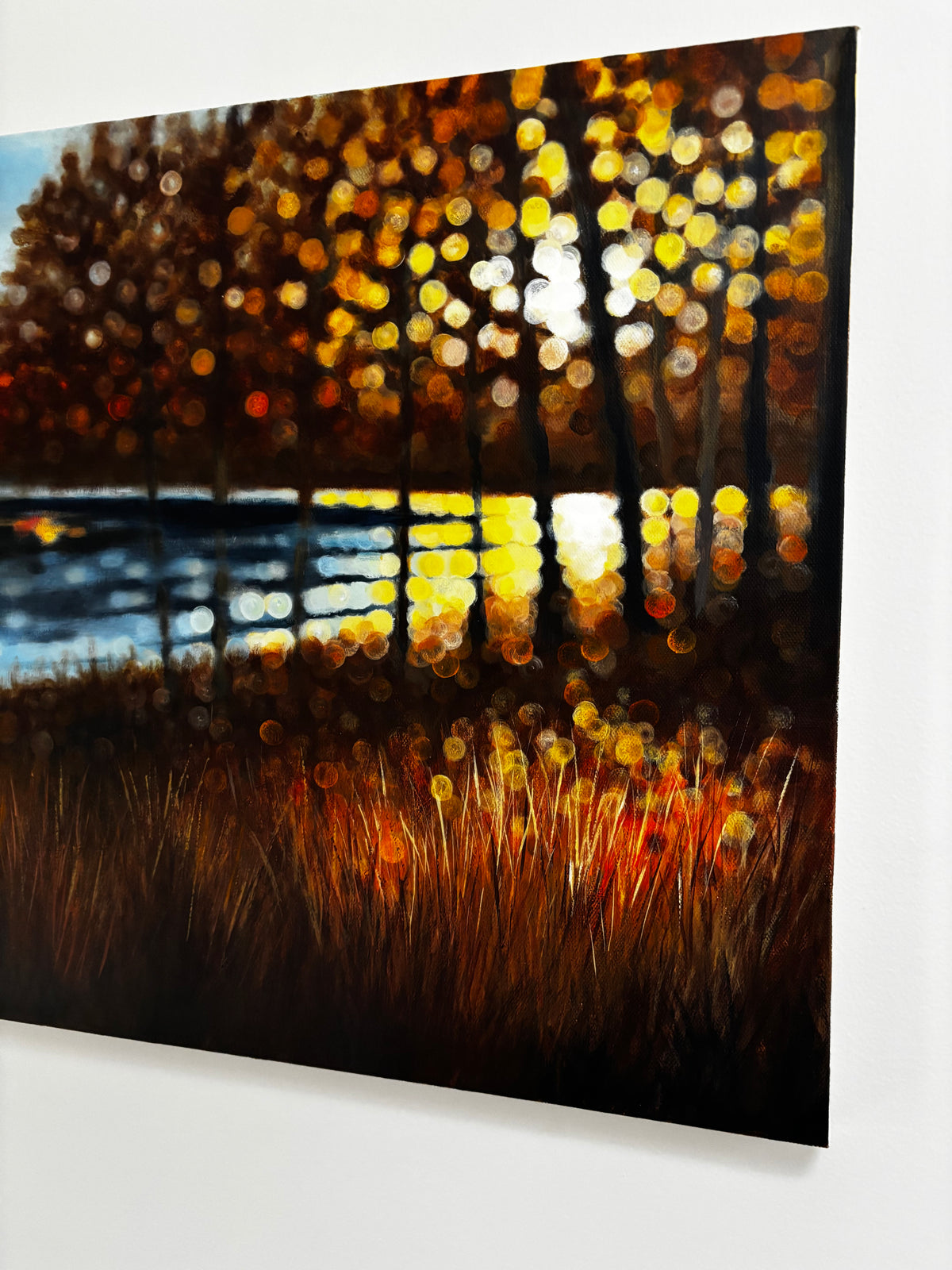 Where Autumn Holds the Light
Original Bokeh Landscape Painting