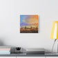 Canvas Wall Art - Autumn Morning Field