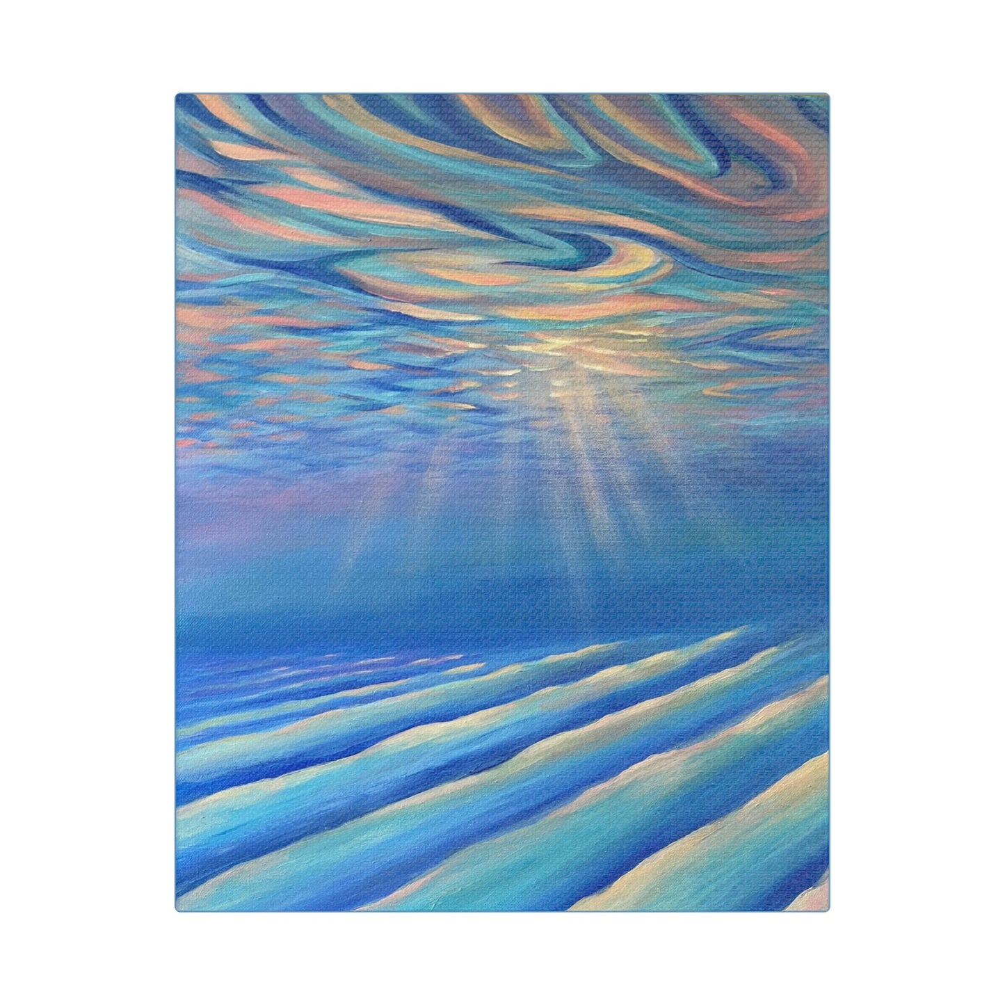 Satin Canvas Wall Art - Under the Sea Design