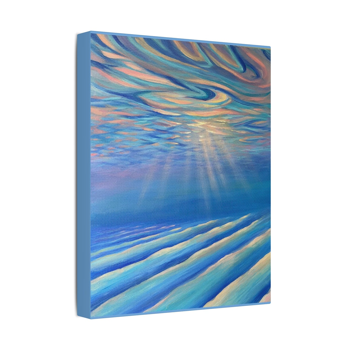 Satin Canvas Wall Art - Under the Sea Design