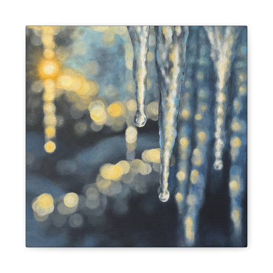 A Quiet Thaw | 12×12 Fine Art Matte Canvas Print Matte Canvas, Stretched, 1.25"