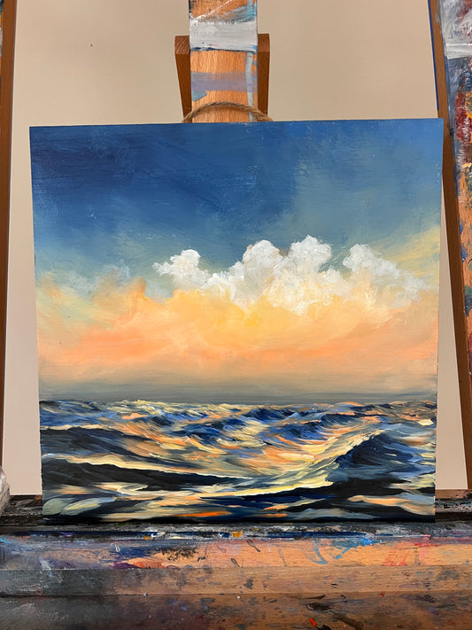 Sunset sea